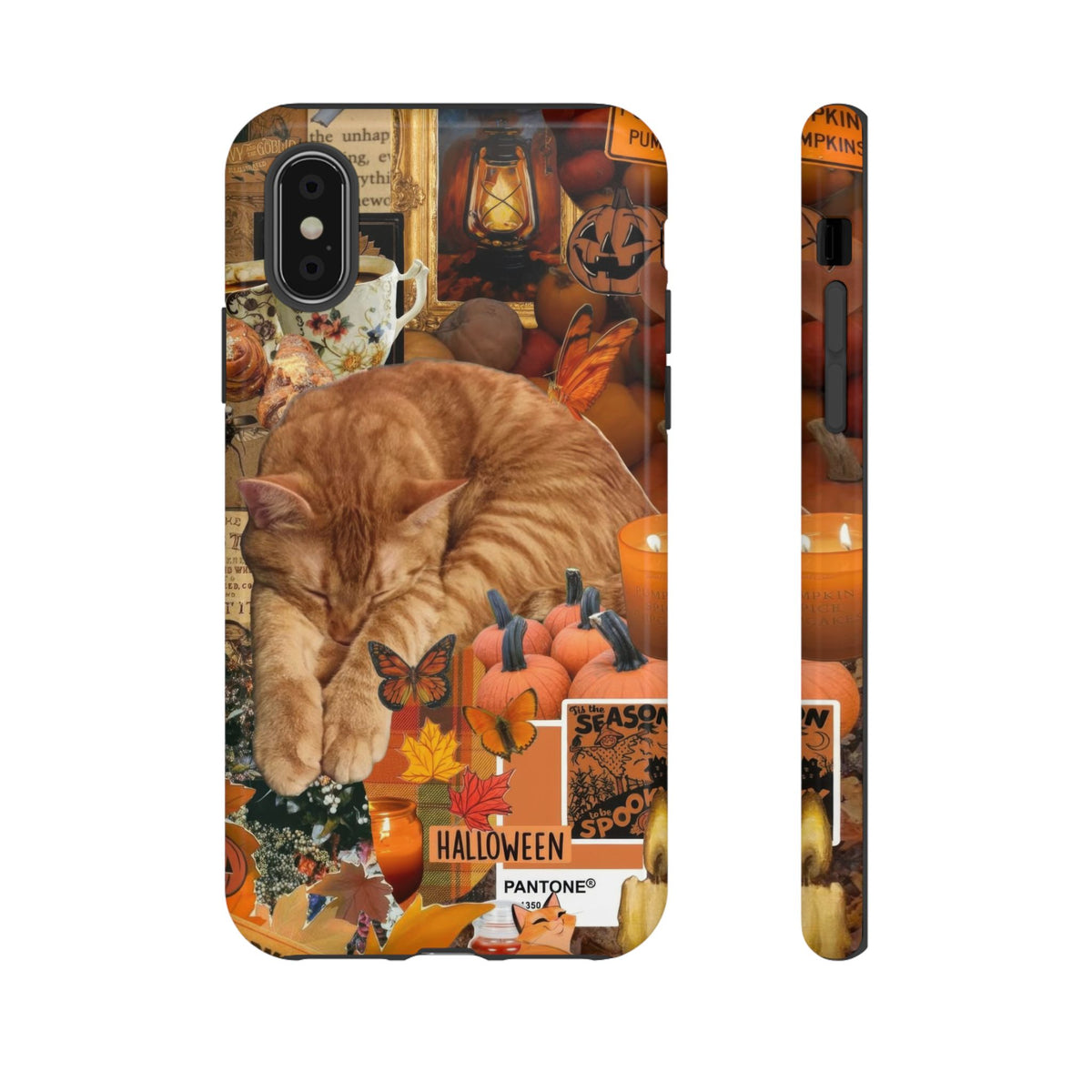 Aesthetic Cats Case - Vintage Kitty Graphic Tough Phone Cases