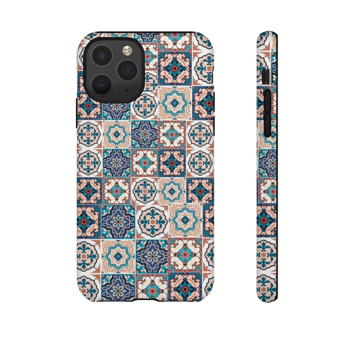 Vintage Mosaic Tile Graphic Tough Phone Cases