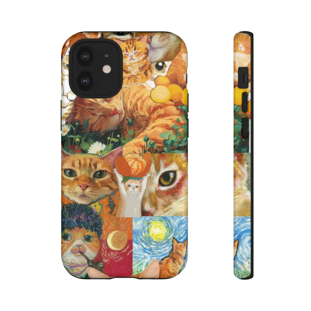 Aesthetic Cats Case - Vintage Kitty Graphic Tough Phone Cases