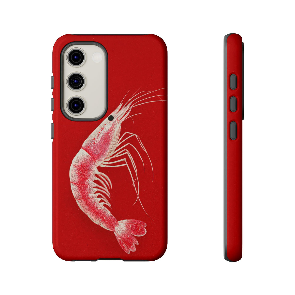 The Shrimp - Etching Style Series Graphic Tough Phone Cases