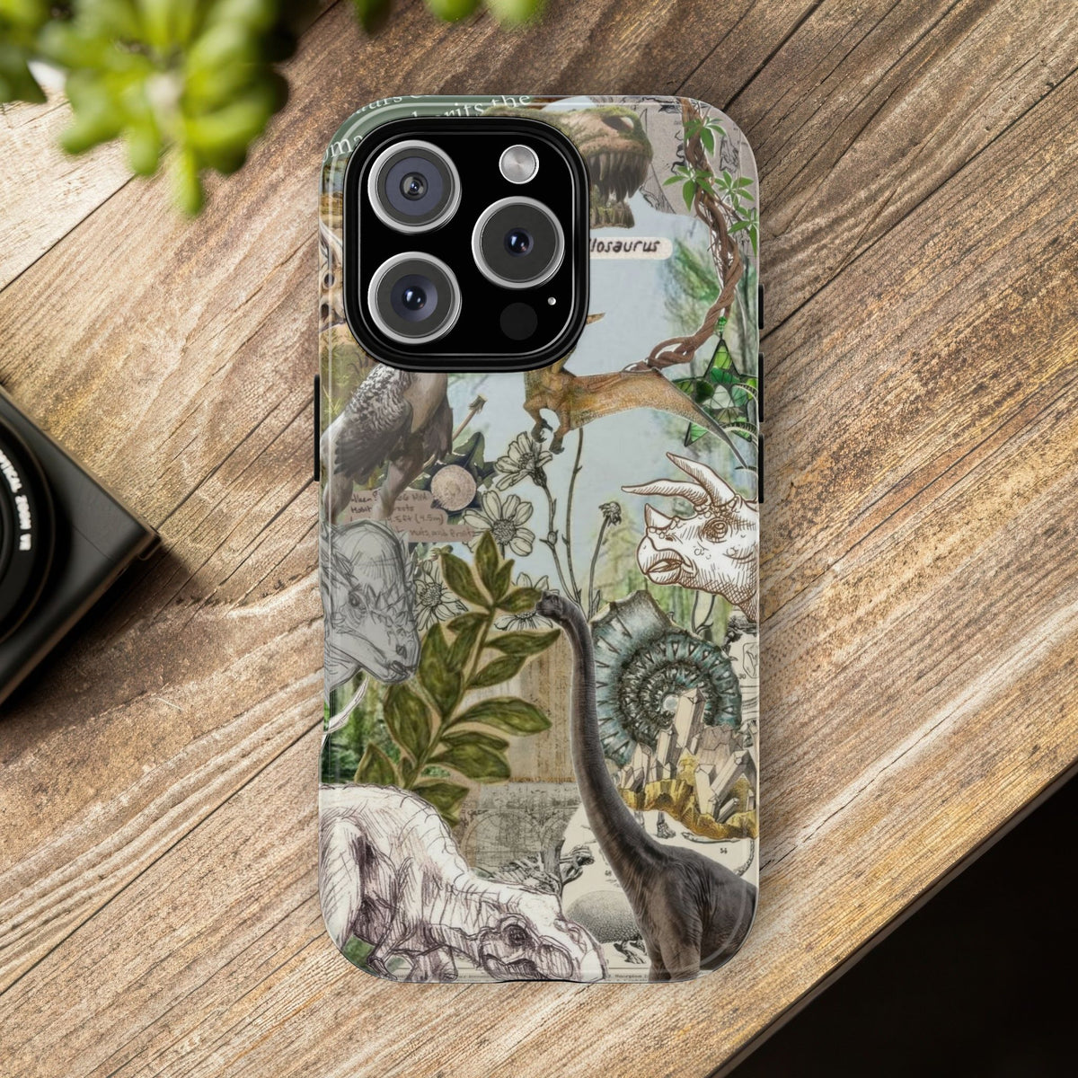 Aesthetic Dinosaur Case - Vintage Jurassic World Graphic Tough Phone Cases