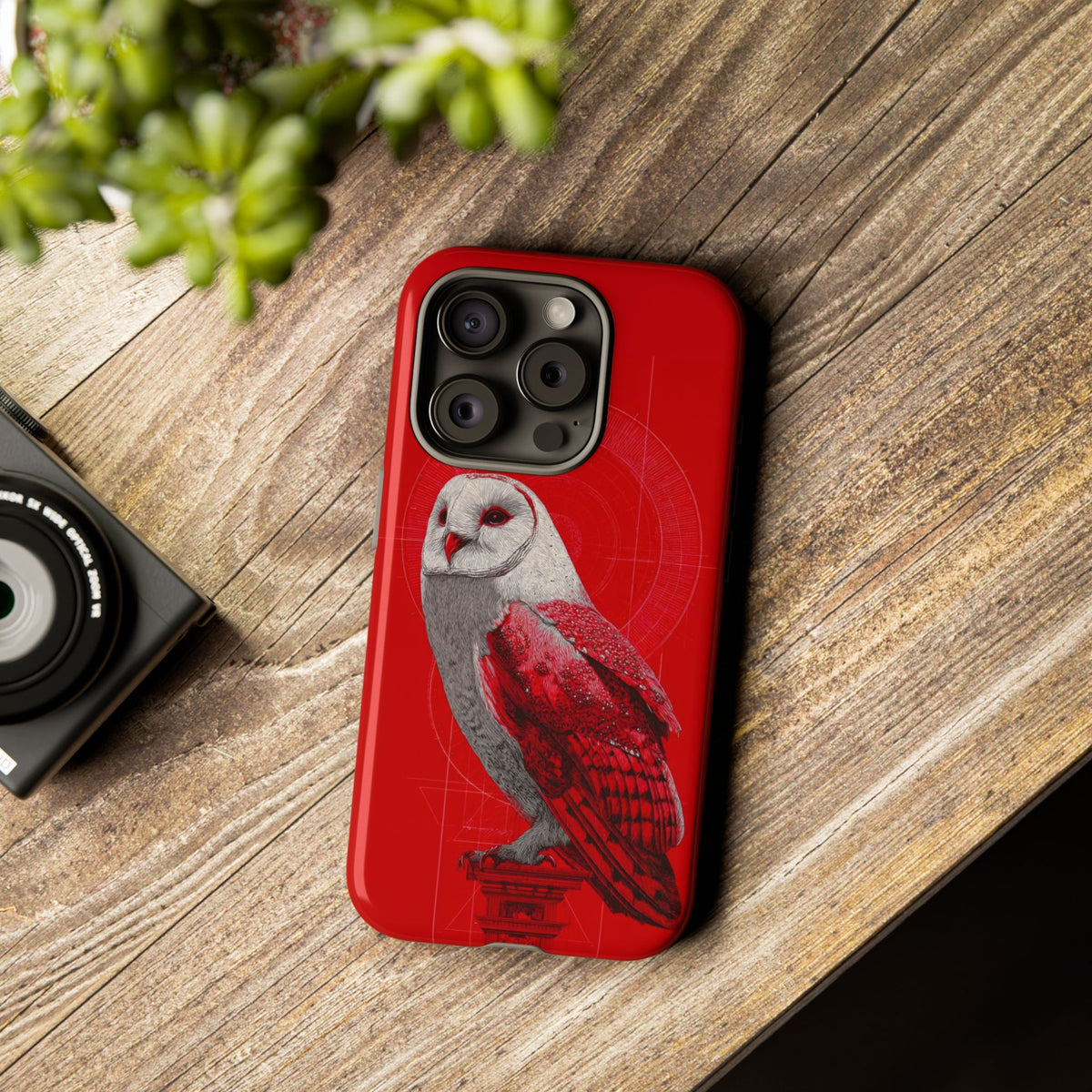 The Owl - Etching Style Series Graphic Tough Phone Cases