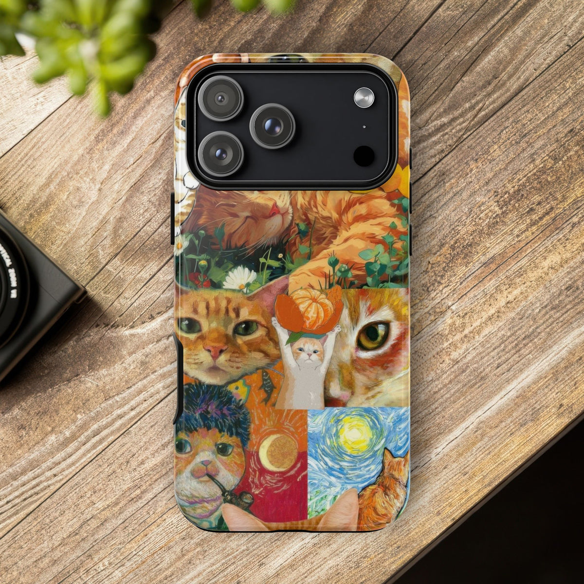 Aesthetic Cats Case - Vintage Kitty Graphic Tough Phone Cases