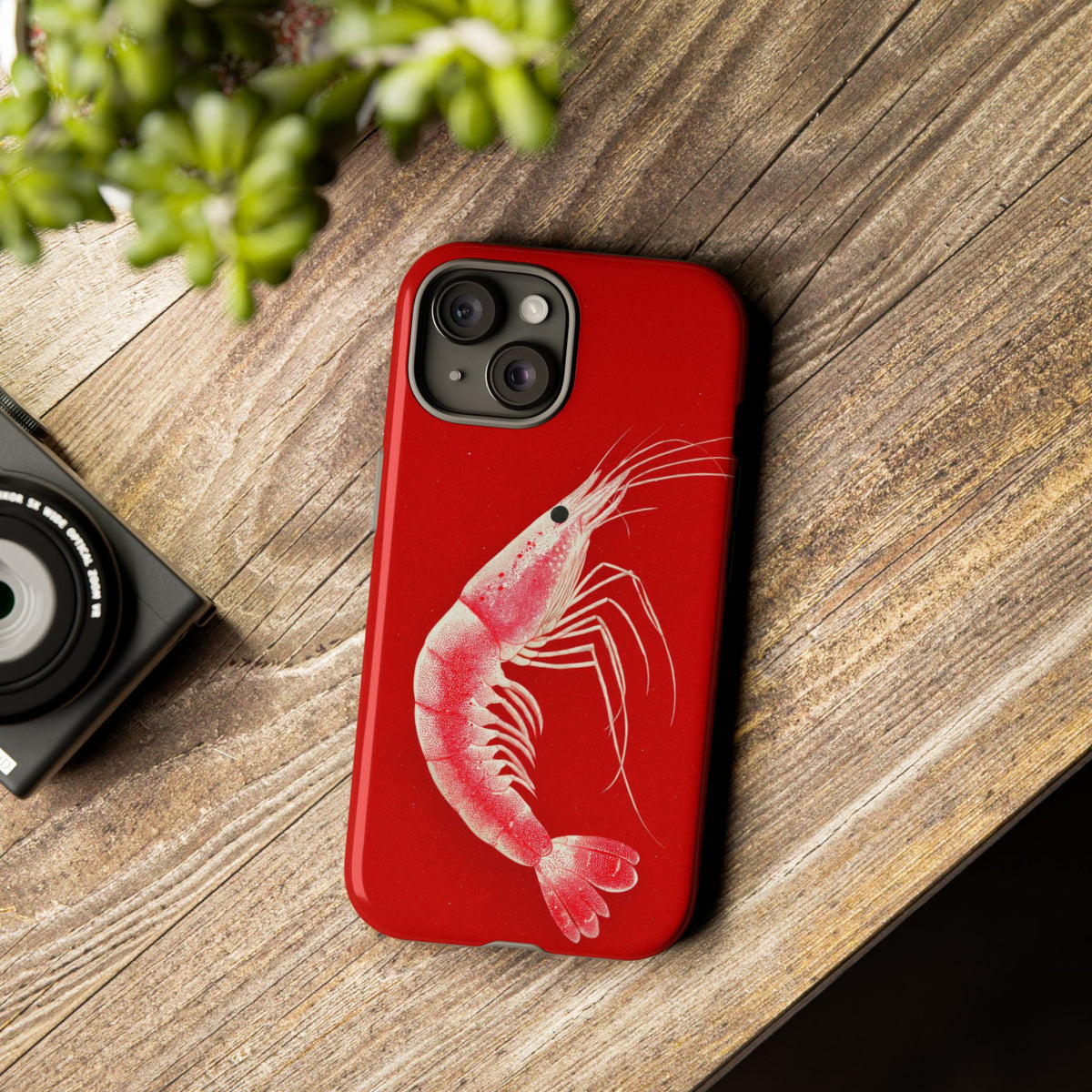 The Shrimp - Etching Style Series Graphic Tough Phone Cases