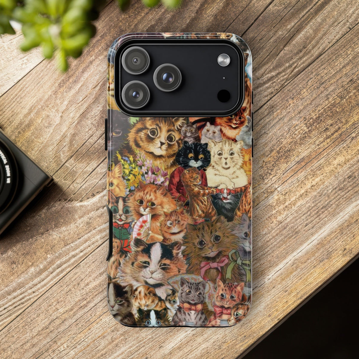 Aesthetic Cats Case - Vintage Kitty Graphic Tough Phone Cases