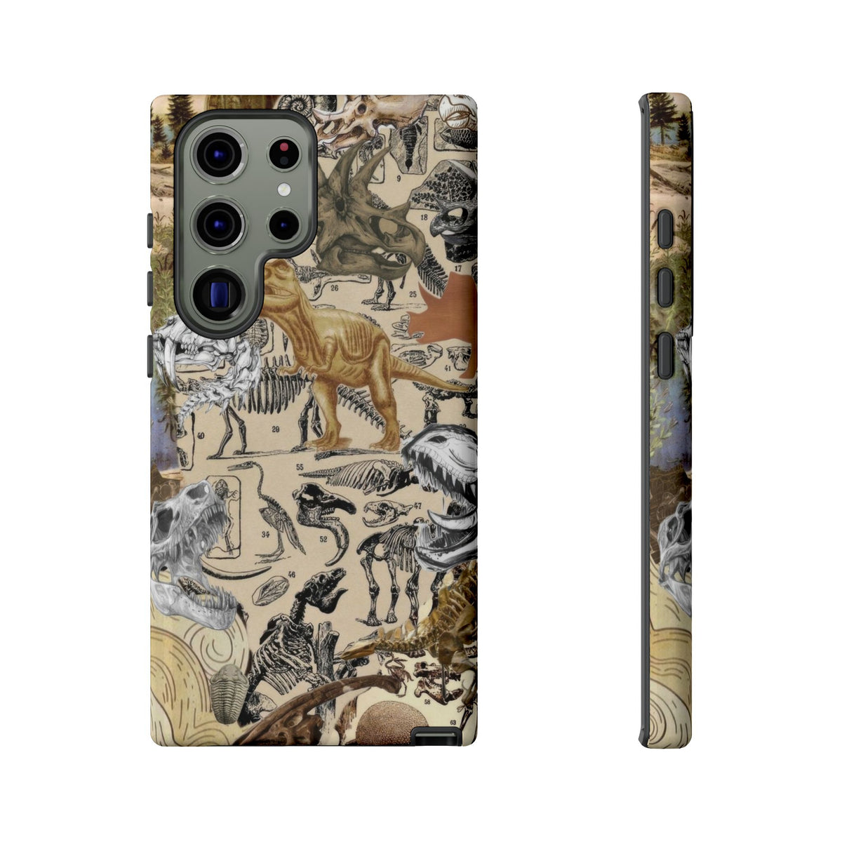 Aesthetic Dinosaur Case - Vintage Jurassic World Graphic Tough Phone Cases