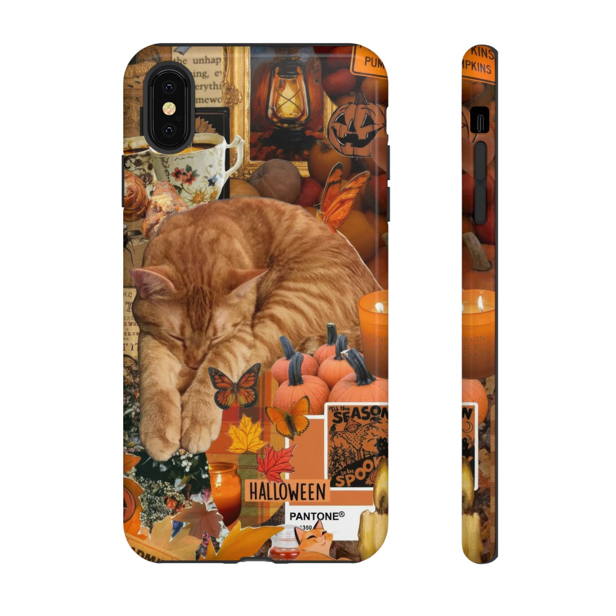Aesthetic Cats Case - Vintage Kitty Graphic Tough Phone Cases