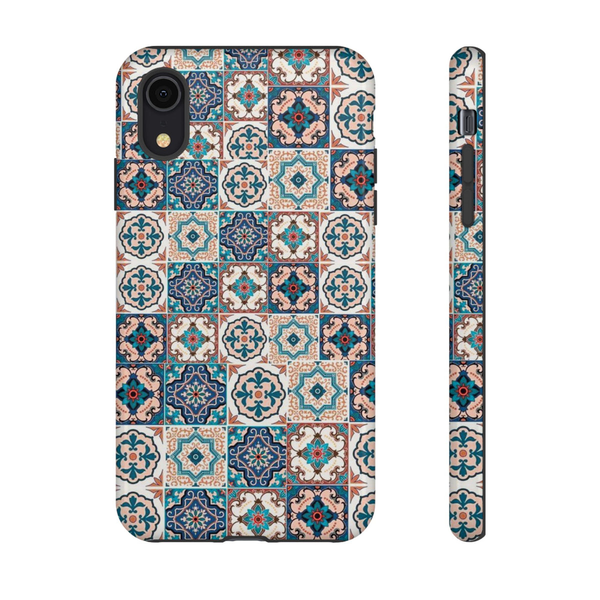 Vintage Mosaic Tile Graphic Tough Phone Cases